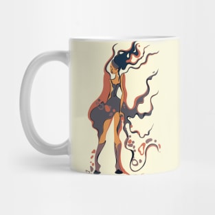 Girl dancing underwater Mug